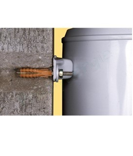 Lot de 4 Fixations Chauffe-Eau pour paroi pleine