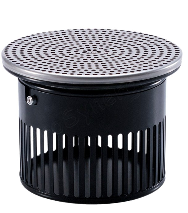 TEKP-S - Diffuseur de sol rond Inox Passage d´air Ø130 mm - Grille Ø199 mm mm