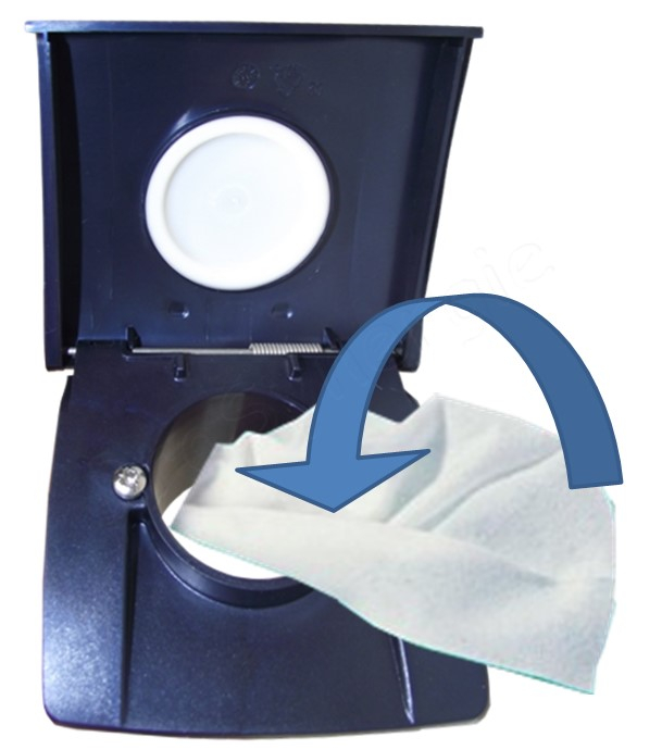 ASPINET - Boîte de 100 lingettes désinfectantes nettoyantes pour réseau d´aspiration centralisée