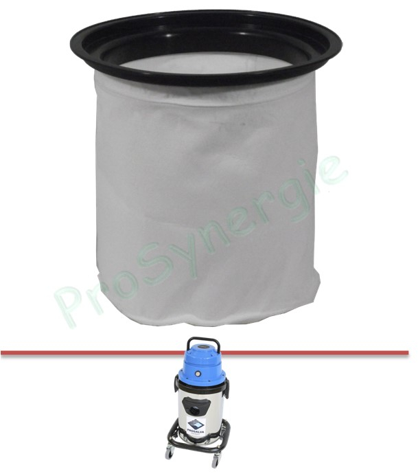 Sac filtre tissu conique avec cerclage plastique Aspirateur Neso 400