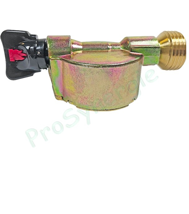 Robinet adaptateur pour bouteille de gaz Twini, Malice et Elfi à pression directe - Valve de Ø 20 mm mâle