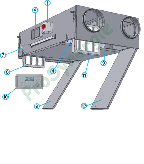 Motoventilateur pour DFE+ 2000 et 4000