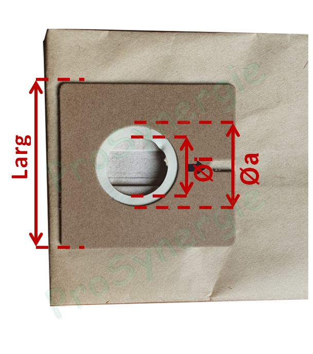 Sac filtre papier Kosmos 4 (lot de 10)
