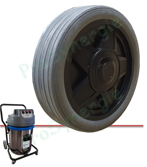 Roue arrière aspirateur Ø 200 mm - Pour Neso 50CB/75CB/75CBR