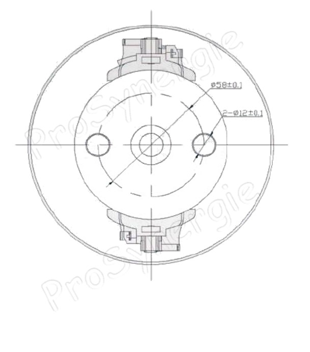 Turbine électrique 1200W 50/60Hz pour système de nettoyage, décendrage brûleur granulé - YJ-V1J-PH22