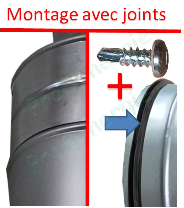 RM - Raccord Mâle Galva - Ø  450 mm