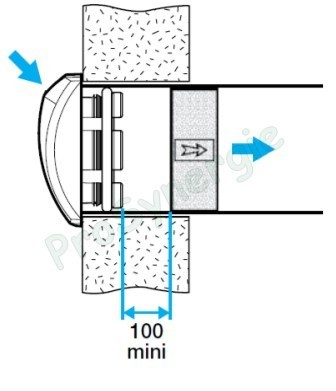 Anneau phonique (acoustique) Ø 125mm pour la réduction de bruit
