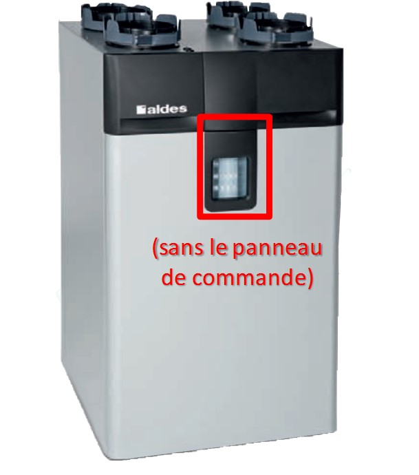 Plastron écran VMC Double-Flux Dee Fly Cube 300 et 370