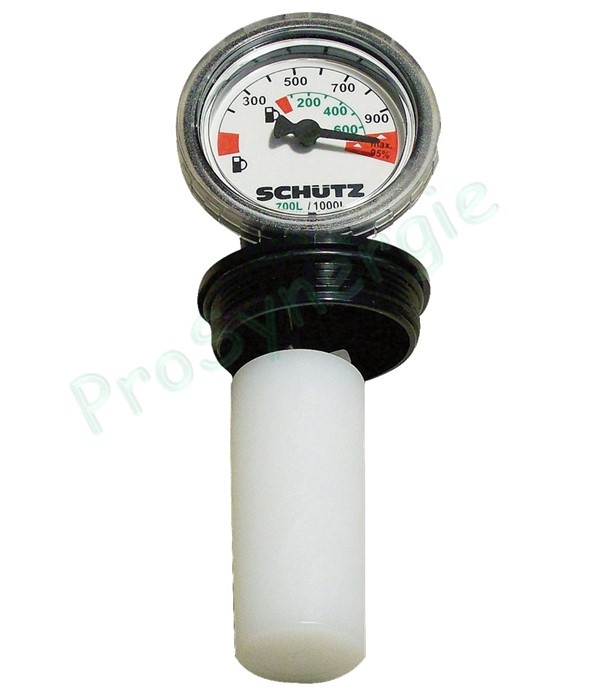 Jauge mécanique à flotteur Ø2´´ (60mm) avec cadrans (750, 1000, 1500 et 2000L)
