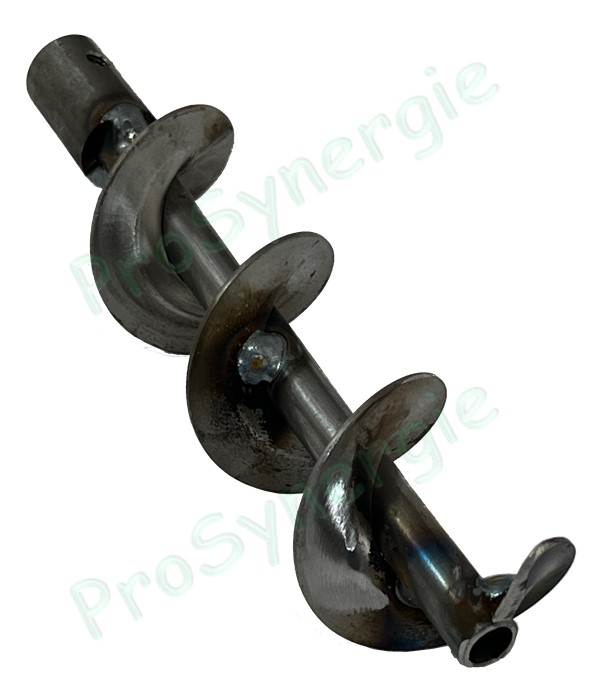 Vis interne avec âme Ø/Pas 45/45mm Long. 180mm avec douille de connexion pour alimentation de granulé de brûleurs B-Max (Home ou Essential)