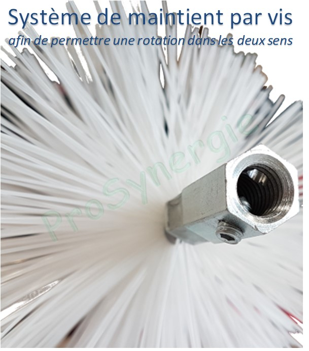 Câble rotatif Ø 14/8 mm pour brossage conduit de ventilation (12x175)