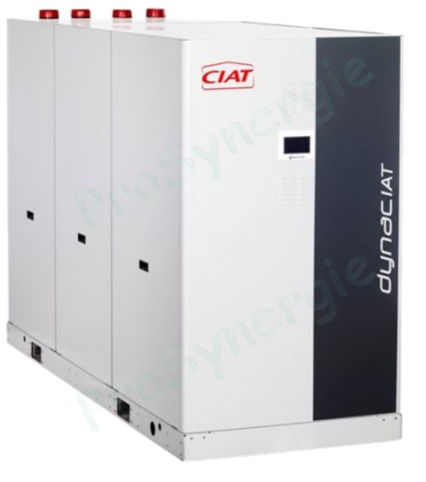 Pompe à Chaleur Groupe d´eau glacée Dynaciat LG 120A(Opt° réversibilité hydraulique) 400V  23,2A - Pc 44KW (10/7°C 30/35°C) Pf 37KW (7/12°C 35°C) - 600x1044x938mm