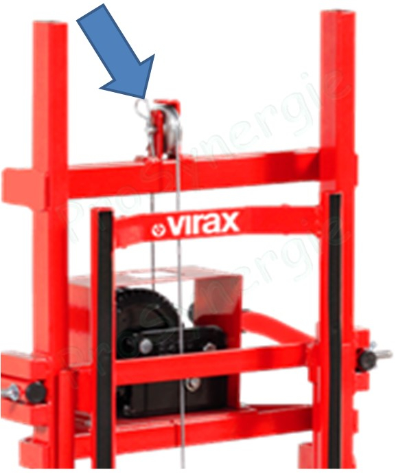 Poulie pour Lève chauffe-eau Virax (réf 263620)