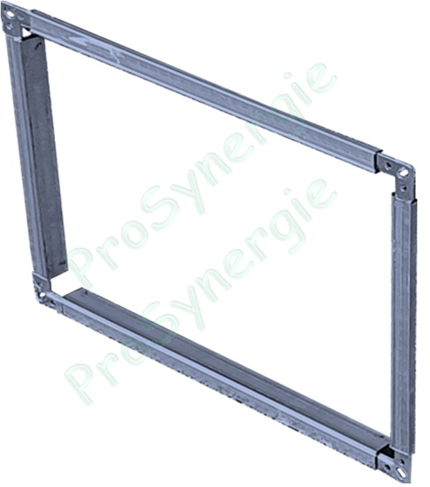Lot de 50 Boulons - Vis 10 x 30 mm + écrou - pour cadre de 30 mm