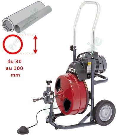 Déboucheur electrique à tambour : VAL 80 E