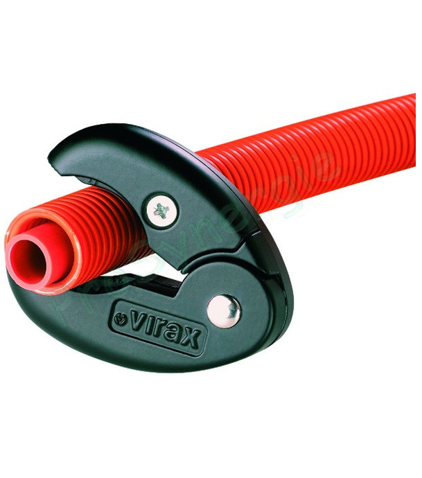 Coupe-gaine Virax Ø 45 mm - au pas de 2,7 mm (modèle noir)