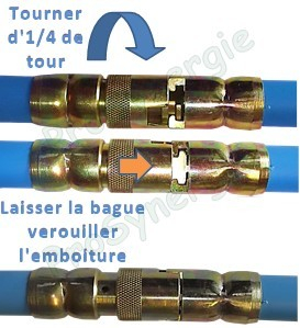 Kit Mauve Automatique (contient 6 CanneAutos de ramonage mauve à Mémoire Ø 20 de longueur 1,5m dont 1 porteuse + câble de départ)
