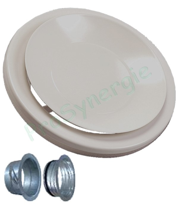 Kit Récupérateur d´Air Chaud Basse conso - 300 m³/h (Moteur + 3 bouches + dérivations et accessoires)