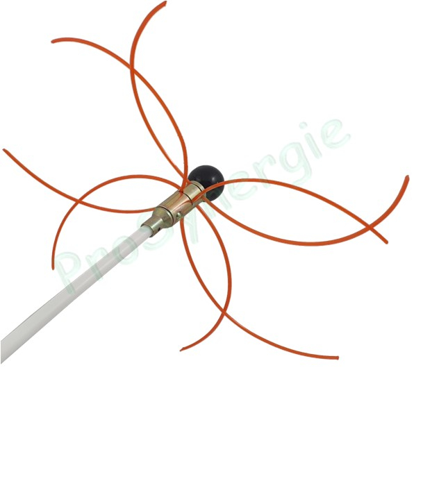 Recharge de 12 m de fil carré 2 ou 3 mm pour Rotoflex Ø 8, 12 et 18 mm