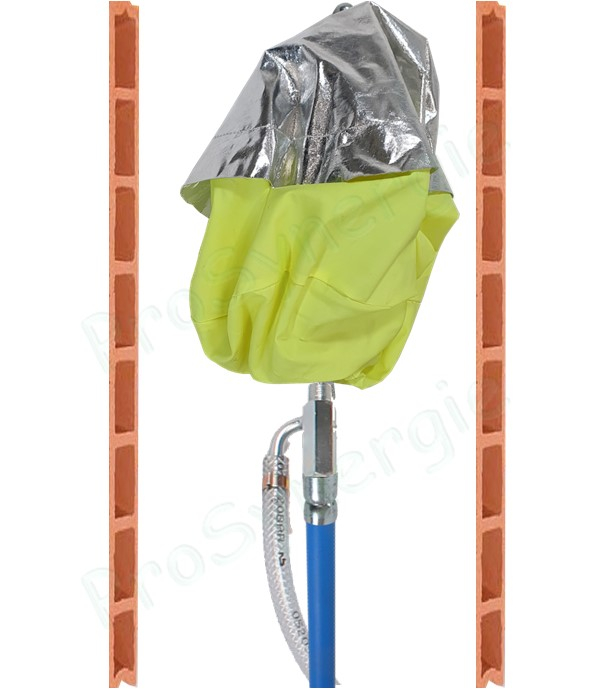 Ballon obturateur de conduit de fumée Ø 100 mm pour test d´étanchéité