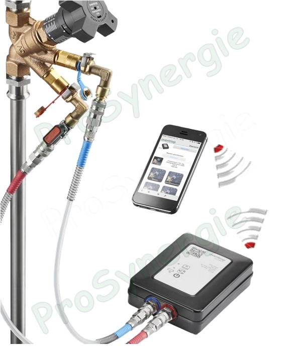 Système électronique de mesure Wifi Oventrop « OV-DMC 3 » réglage de robinets d´équilibrage multimarque type TA (sans afficheur)