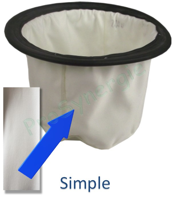 Sac filtre double incolmatable - Pour Galax 40 litres