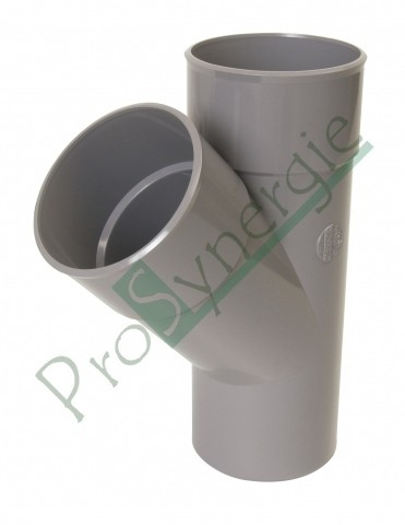Culottes PVC évacuation Ø 125 mm MF - Piquage 45° Ø 80 mm
