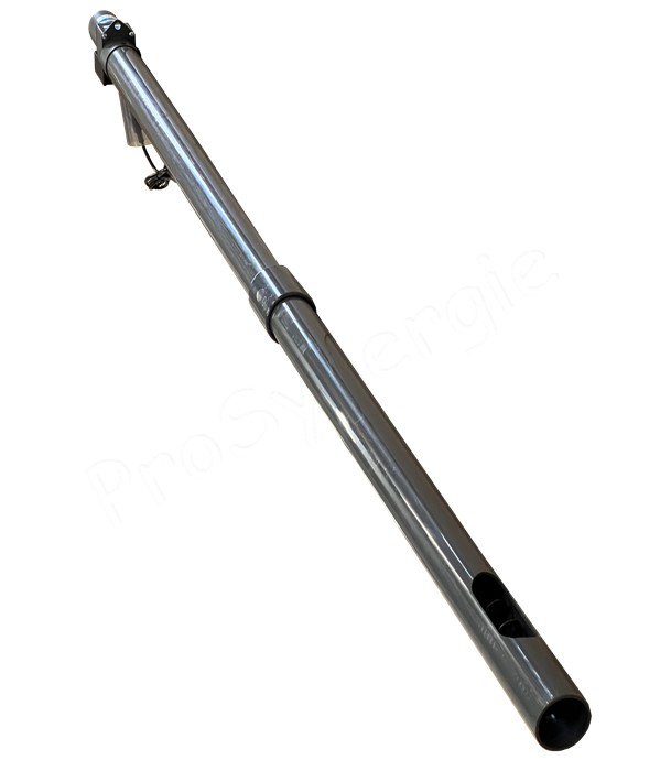 Vis sans fin motorisée Øext. 75mm longueur 3 mètres (tube de livraison Ø 63mm) - pour transfert ou alimentation de Brûleur à granulés (environ 20kg/h)