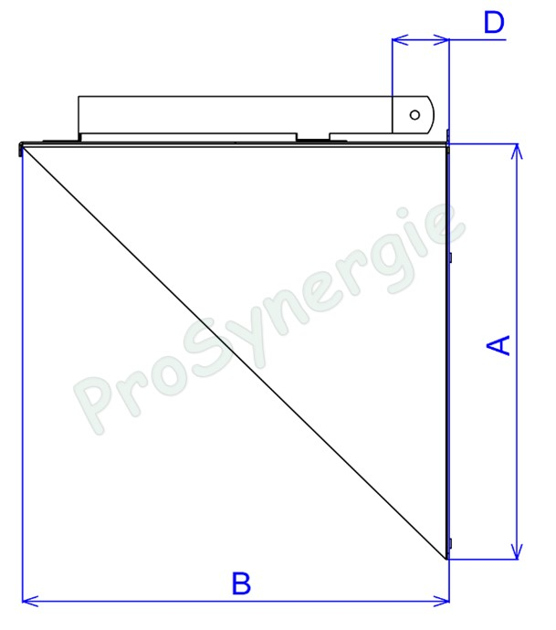 Support mural pour conduit de fumée  Ø ext 230 mm
