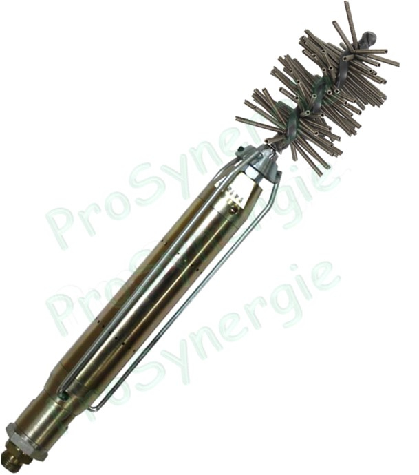 Robot propulseur Ø38 mm - Rac 12 x 175 - Pour appareil de ramonage rotatif Robotube (tubulures de chaudières)