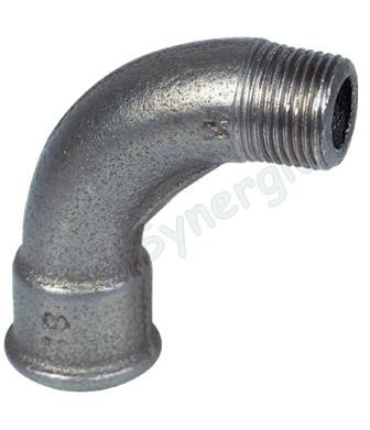 Coude GR 90° Fonte Noire à Visser AN001 - Ø MF 3/8´´