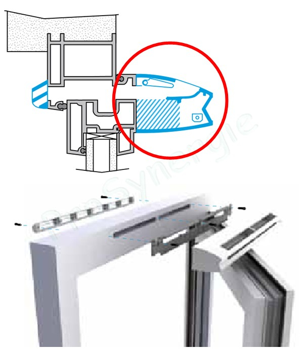 Entrée d´air hygroréglable EHL - 37dB - Acoustique