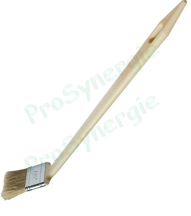 Pinceau radiateur soie coudé  - Longueur 350 mm - Brosse 35 x 10 mm