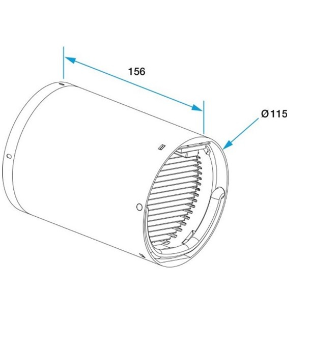 Electrofiltre pour entrée d'air en traversé de mur EHT²/EFT²