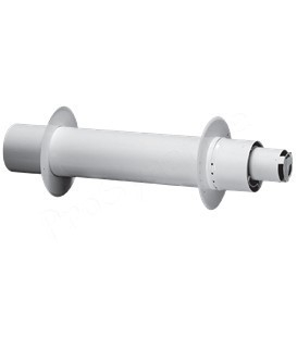 Terminal Horizontal Télescopique pour Concentrique Inox / Galva -