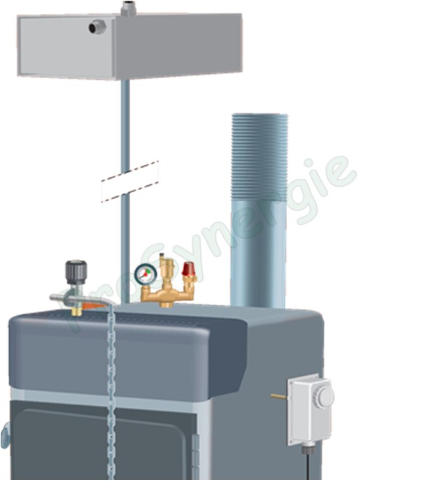 Vases d´expansion ouverts chauffage rectangulaires acier Inox de 20 à 50 litres