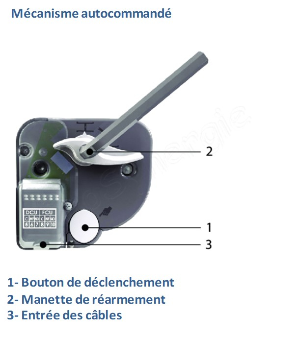 Clapet coupe-feu encastrable pour gaine de ventilation Ø 250 mm, Mécanisme Autocommandé, résistance au feu 60 mn
