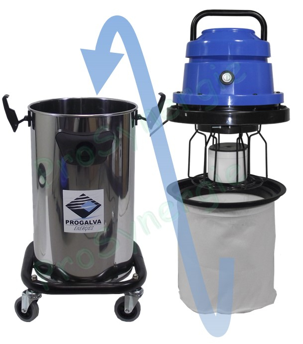 Sac filtre tissu conique avec cerclage plastique Aspirateur Neso 250 et 260
