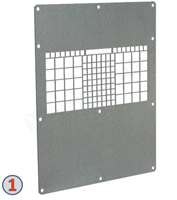 Grille supplémentaire Pour caisson EasyVEC® T6 - Ø 500 mm