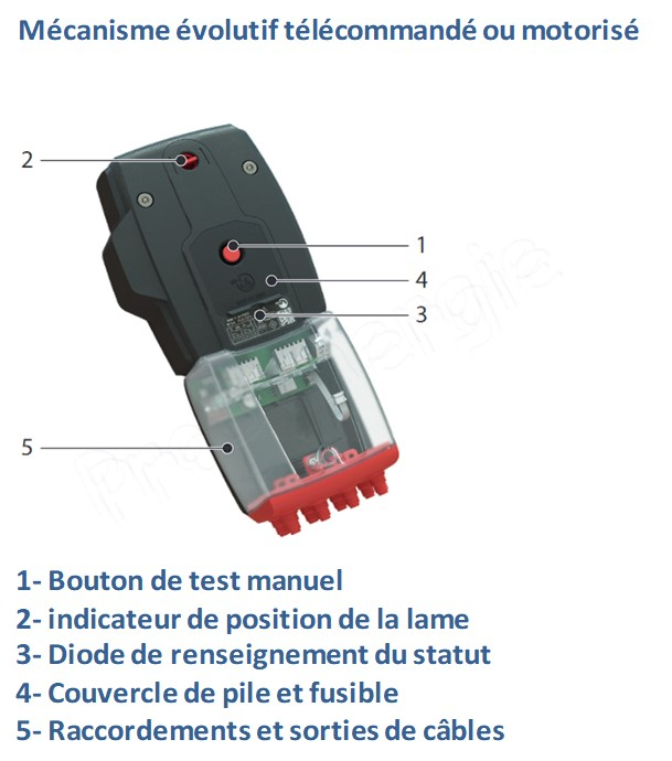 Clapet coupe-feu encastrable pour gaine de ventilation Ø 315 mm, Mécanisme Autocommandé, résistance au feu 60 mn