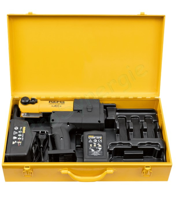 Akku-Press ACC Basic-Pack - Sertisseuse 22V pour Raccord à sertir Ø 10 à 108 mm