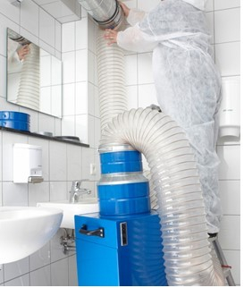 Aspirateur SF 300 pour nettoyage réseau ventilation (VMC)