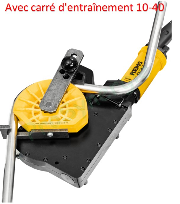 Carré d´entraînement et support 10-40 mm pour Cintreuse Rems Curvo 50