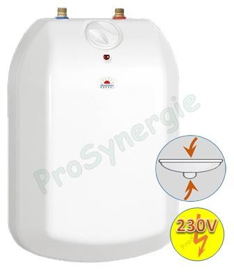 LUNA - Chauffe-eau Elec 5 L sous évier 230 Volts 2 Kw - HxLxP = 285 x163 x 427 mm