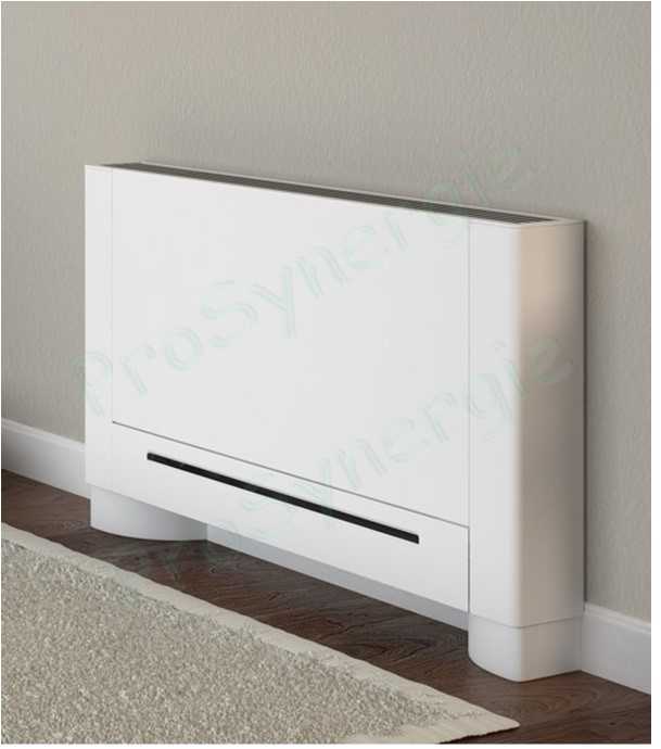 Ventilo-convecteur Dynamique et Réversible Divio carrossé taille 700 2 tubes Moteur modulant haute efficacité Puissance max. 2Kw chaud et 1.8Kw froid