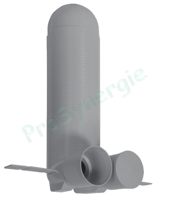 Kit de bouches et accessoires d´extraction hygroréglable et insufflation - T3 / T4 - VMC Double Flux - Réseau semi-rigide Ø 75mm Type Flexigaine