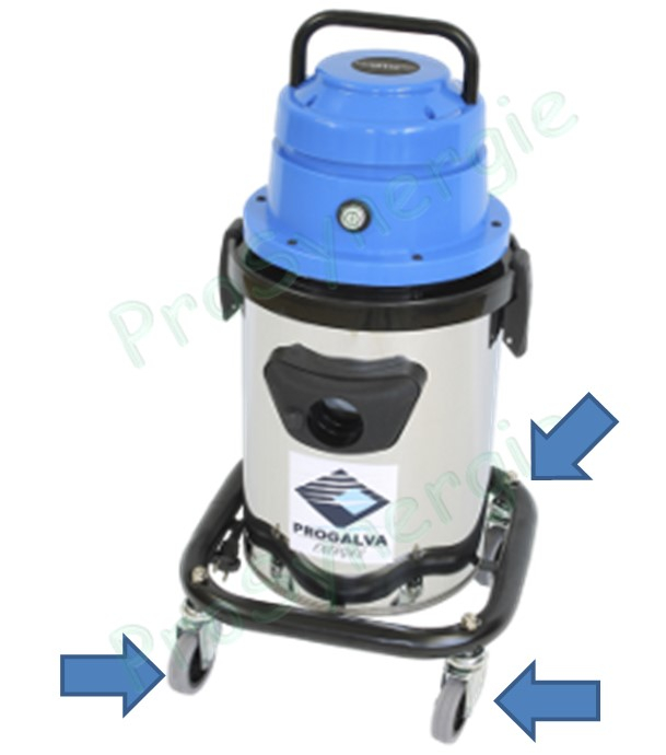 Roulette aspirateur - Pour Neso 250/400/500/500CB/700CB/503 et Spiro 250/400/500C/500CB (à l´unité)