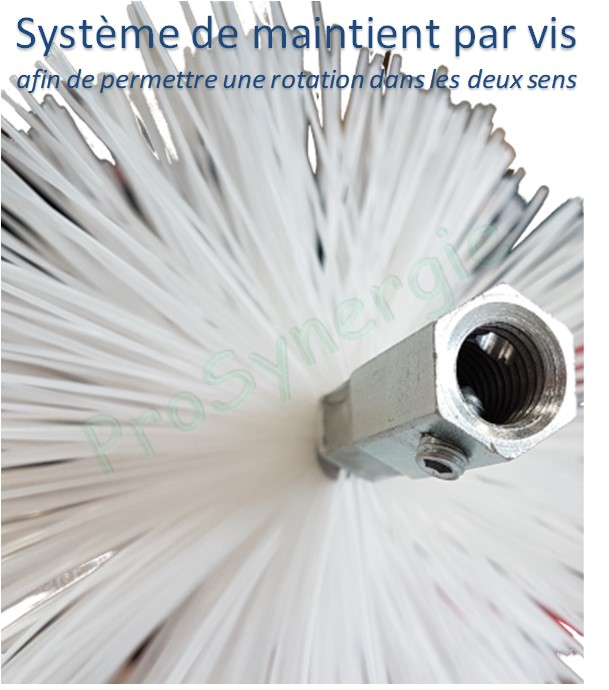 Câble rotatif pour brossage réseau ventilation Ø 24/12 mm - Long 15 m (12 x 175)