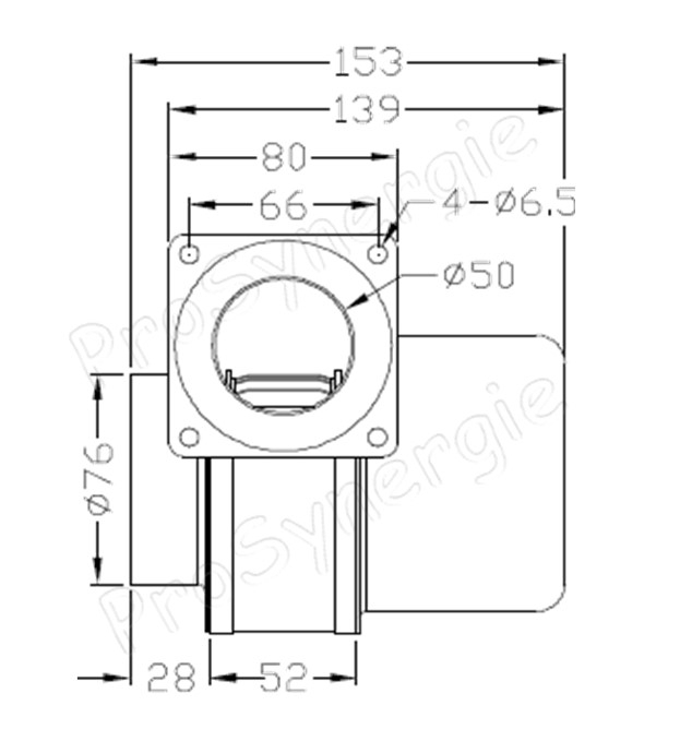 Ventilateur d´air centrifuge 230V 25W pour Brûleur granulé Burnit Pellet et chaudière 20 à 25KW - Centrifugal Blower