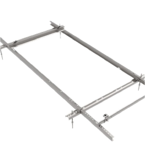 Kit de fixation incliné toiture bac acier (à percer) pour 1 panneau solaire type Astrea